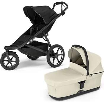 Kočárek THULE Urban Glide 3 Black + korba Soft beige