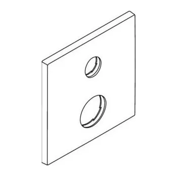 Hansgrohe Rozeta 15,5 x 15,5 cm, chrom 94302000