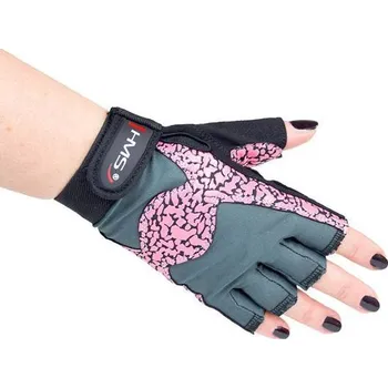 Fitness rukavice HMS Fitness rukavice RŮŽOVÉ RST03 M