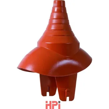 HPI Venduct anténní průchodka pro prostup prům. 100mm - červená