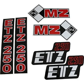 Motor pro motocykl Sada samolepek MZ ETZ 250