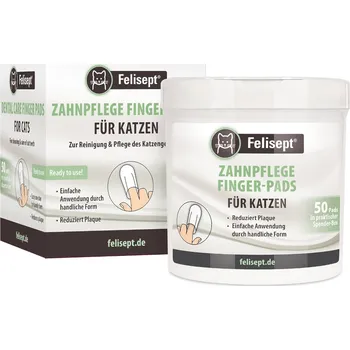 Péče o psí chrup Felisept Dental Care Finger Pads ěx50 ks kočka