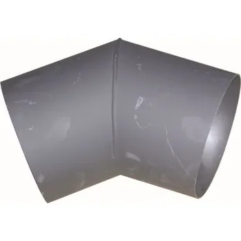 Kouřovod koleno kouřové 125mm/45st.t.1,5mm ČER