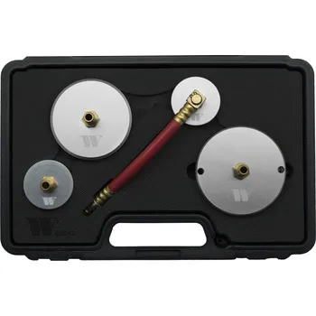 Přislušenství brzdového systému Adaptéry pro pneumatické odvzdušňování brzdových systémů přes nádobku, sada 4 díly, Welzh (Welzh Werkzeug)