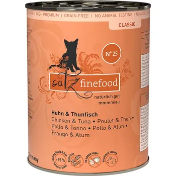 Krmivo pro kočku 24x400g catz finefood výhodné balení - Kuře&tuňák