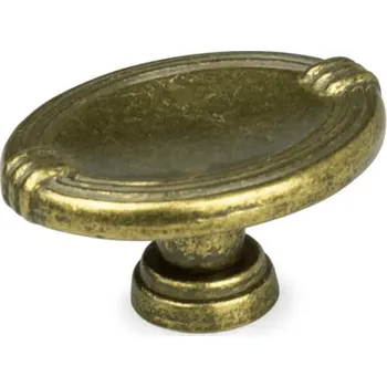 Nábytkové kování Interex design Úchytka knopka GOYA / Staro mosaz