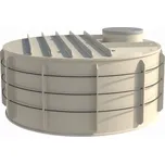 Nízká kruhová nádrž na dešťovou vodu k obetonování 2m3