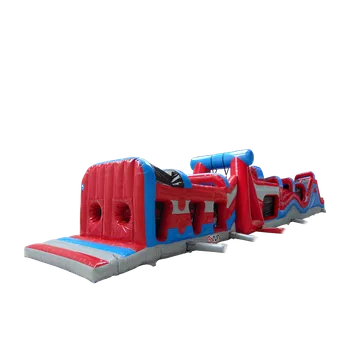 Skákací hrad Ninja nafukovací Boot Camp dráha | Kvalitní výroba | Nafukovací parkour dráha 26m