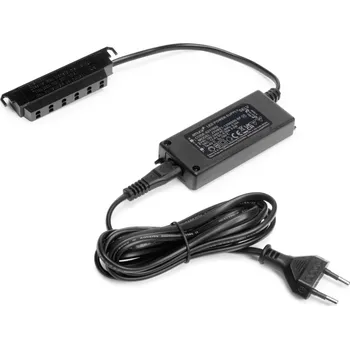 Emuca LED transformátor (síťový adaptér) 12V s integrovanými konektory / černý 6 W