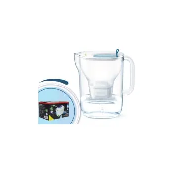 Filtrační konvice Brita Style modrá 2,4l + 4 filtry Logic Kombinace konvice Brita Style a 4 kusy plně kompatibilních filtrů Logic.