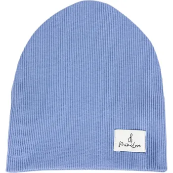Čepice Mimilove Dvouvrstvá přechodová čepice 2-4 let Světle modrá