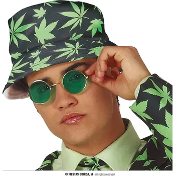 Karnevalový kostým GuircaKloubouk - listy konopí