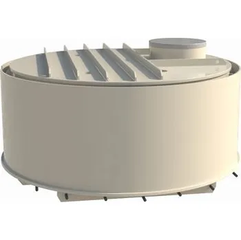 Nadrze.cz Nízká dvouplášťová kruhová nádrž 10 m³