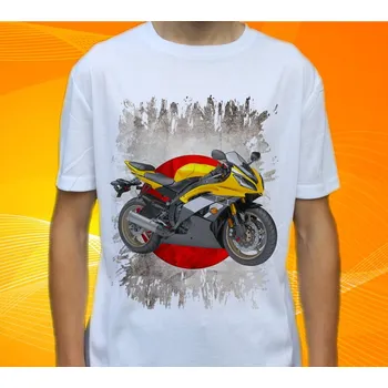 Pánské tričko tričko YAMAHA YZF-R6 II 164 (tričko s motorkou )