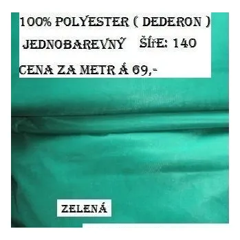 Látka-látky-metráž - dederon zelená tyrkys
