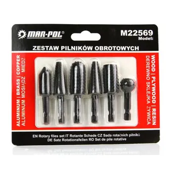 MAR-POL M22569 stopkové frézy 6 ks