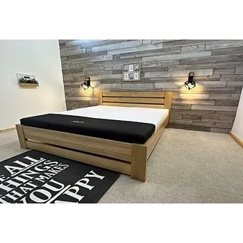 Ložnicová sestava Manželská postel GABI - dub rozměr 160x200 povrchová úprava - wiór dub BN 022