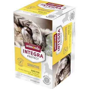 Krmivo pro kočku 6x100g animonda Integra Protect Adult Sensitive mističky - Kuřecí
