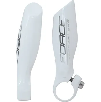 Rohy na řídítka Force B4.6 11,5 cm Al bílé lesklé