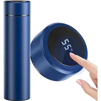 Termoska Termoska 500 ml modrá - Homealexa (Vakuově izolovaná láhev na pití z ušlechtilé oceli 500 ml modrá - Homealexa)