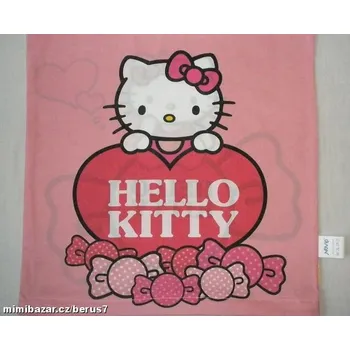 Povlak na dekorativní polštářek Povlak na polštářek Hello Kitty