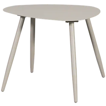 Konferenční stolek WOOOD Kovový konferenční stolek AIVY světle šedý 58x43cm 340479-M