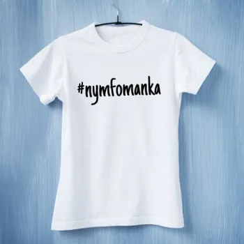 Dámské tričko Dámské tričko - Nymfomanka Barva: Růžová, Velikost: 2XL