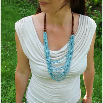 Náhrdelník Náhrdelník Kasandra, světle modrý