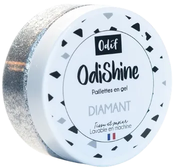 Speciální výtvarná barva Odif OdiShine Glitter Gel 65 g Diamant