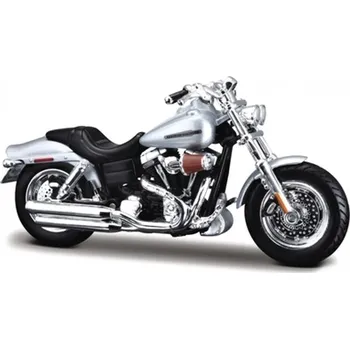 autíčko Maisto Harley Davidson FXDFSE CVO Fat Bob (2009) Silver 1:18