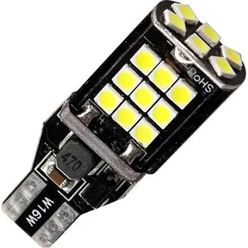 Autožárovka Rabel LED autožárovka W16W 24 smd 3030 CANBUS T15 bílá + stabilizátor