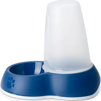 Miska pro psa Savic zásobník na vodu Loop - modrý - 1,5 l, D 26 x Š 17,5 x V 23 cm