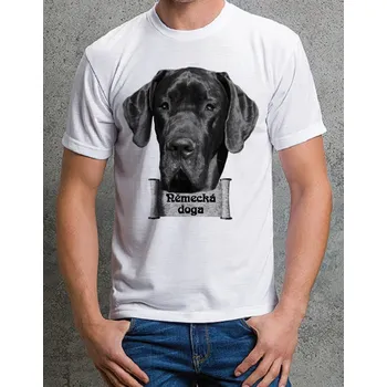 Chlapecké tričko tričko NĚMECKÁ DOGA XL (tričko s dogou)