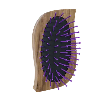 kartáč na vlasy Anwen dřevěný kartáč na vlasy travel size, 1 ks.