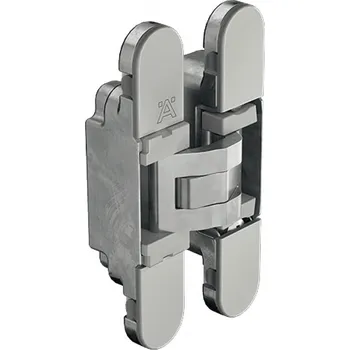 Nábytkové kování Häfele 3D frézovací závěs pro skryté dveře od 18 mm / Šedý