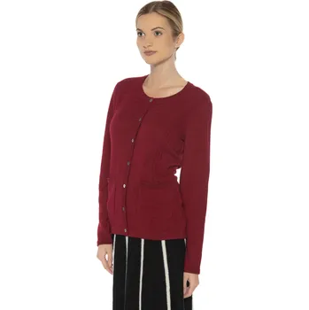 Dámský svetr Duuree.cz Kašmírový Kardigan Melissa Barva: Bordó, Velikost: S