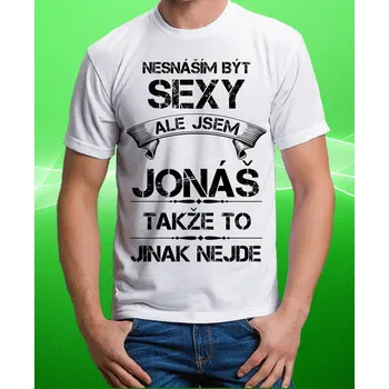 Pánské tričko tričko se jménem JONÁŠ 128