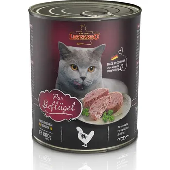 Krmivo pro kočku 24x800g Leonardo All Meat - drůbeží