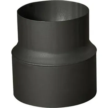 Kouřovod redukce trubková 200/180mm (d.160mm) t.1,5mm ČER