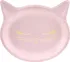 Party nádobí PartyDeco Papírové talířky kočka 20 cm 6 ks růžové