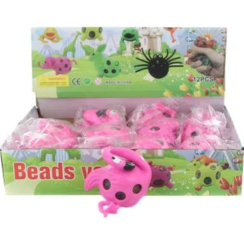 Dětský míč Antistresový míček plameňák 12/bal