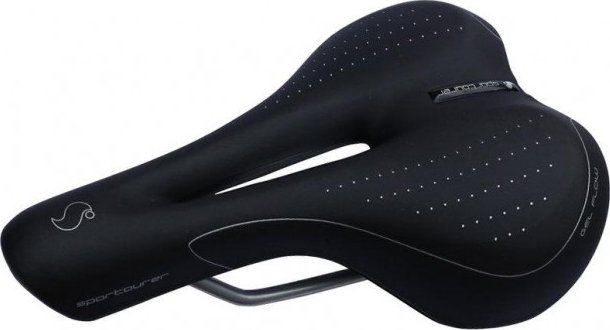 Selle De Vélo Selle Italia SLK Lady Gel Flow - Cuir Noir - Occasion Avec Traces D'usure