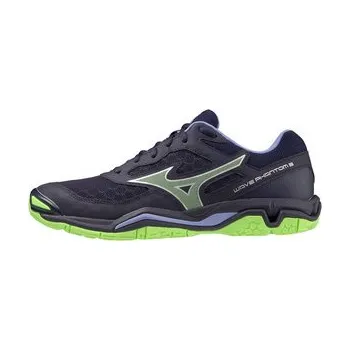 Pánská sálová obuv Mizuno WAVE PHANTOM 3 X1GA226011 Sálová obuv EveBlue / TechGreen / Iolite, UK 11,5, EU 46,5, US 12,5, 30,5 cm