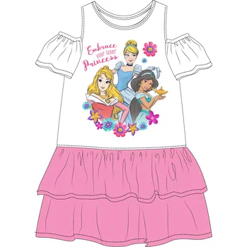 Dívčí šaty Princess - licence Dívčí šaty - Princess 52238648, bílá / růžová Barva: Růžová, Velikost: 110