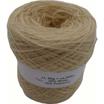 Příze Směsová hřejivá příze Lady dee´s Traumgarne béžová (Příze Woll-Acryl-Gemisch)
