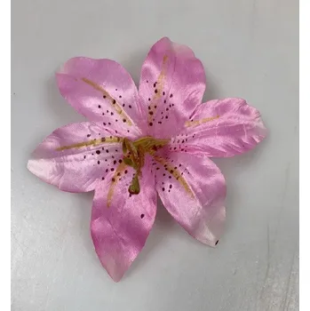 umělá květina Květ lilie 12 cm růžová