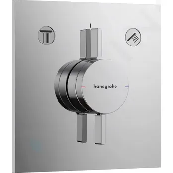Hansgrohe 75417000 - Baterie pod omítku, pro 2 spotřebiče, chrom