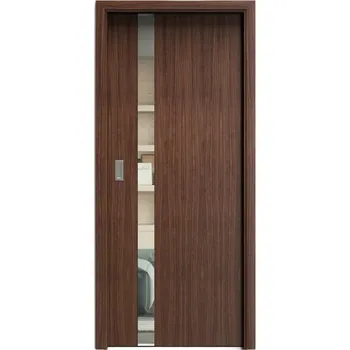 Interiérové dveře SAPELI HARMONIE KOMFORT M83 - DÝHA - POSUVNÉ DVEŘE VČ. ZÁRUBNĚ - ořech americký Průchozí šířka (cm): 70, Průchozí výška (cm): 197, Typ skla: Čiré sklo