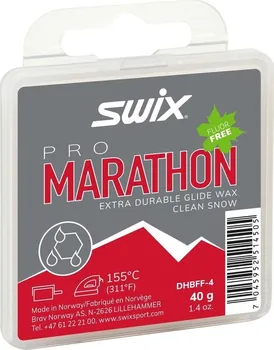 Lyžařský vosk SWIX DHBFF-4 Marathon Pro -5 °C/+20 °C černý 40 g