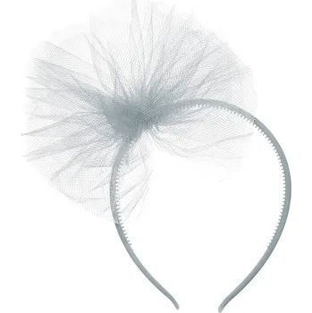 Čelenka PartyDeco Čelenka tylová šedá